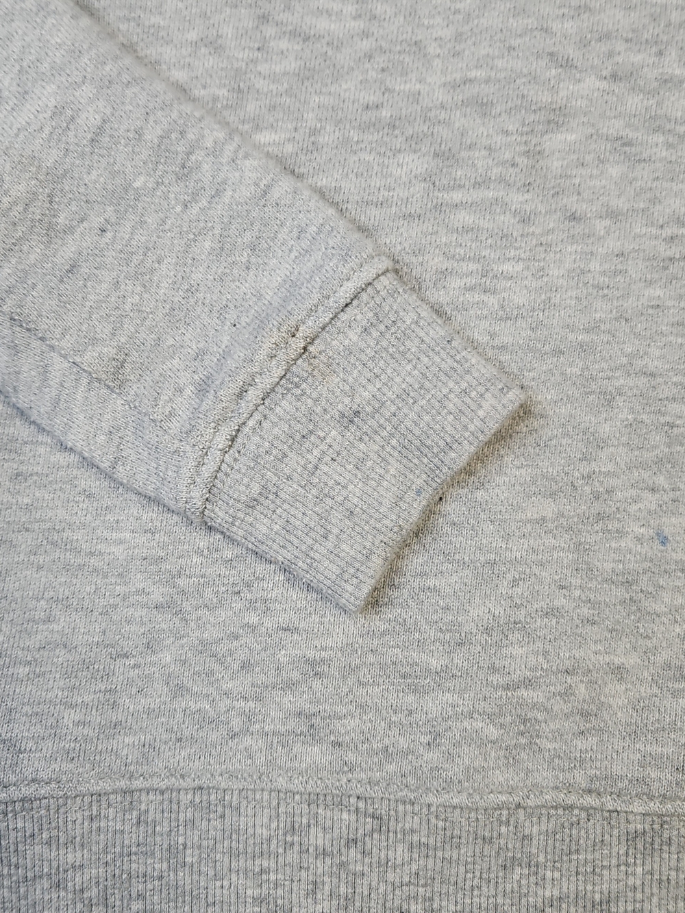Janie and Jack Kids Toddler Light Gray Sweatshirt with Navy Anchor Size 3 - Picture 4 of 6